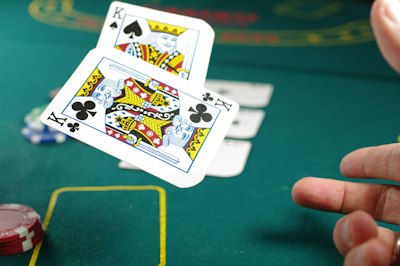 Baccarat table